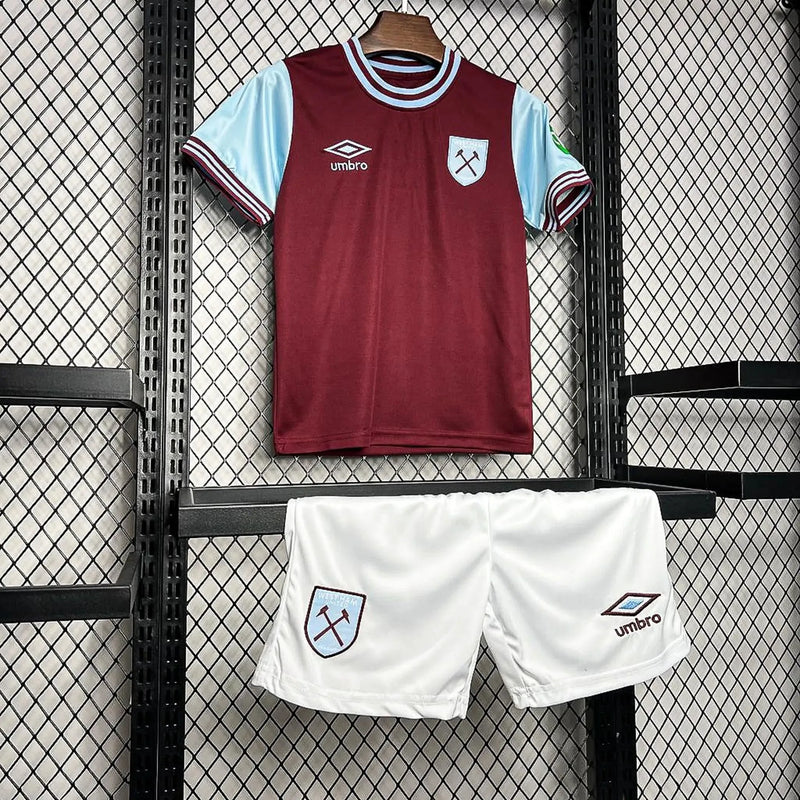 West Ham Kit Infantil Titular 24/25