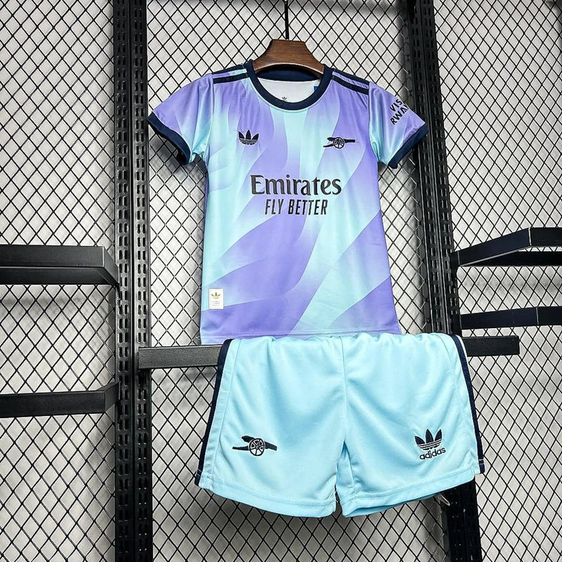 Arsenal Kit Infantil Terceira 24/25