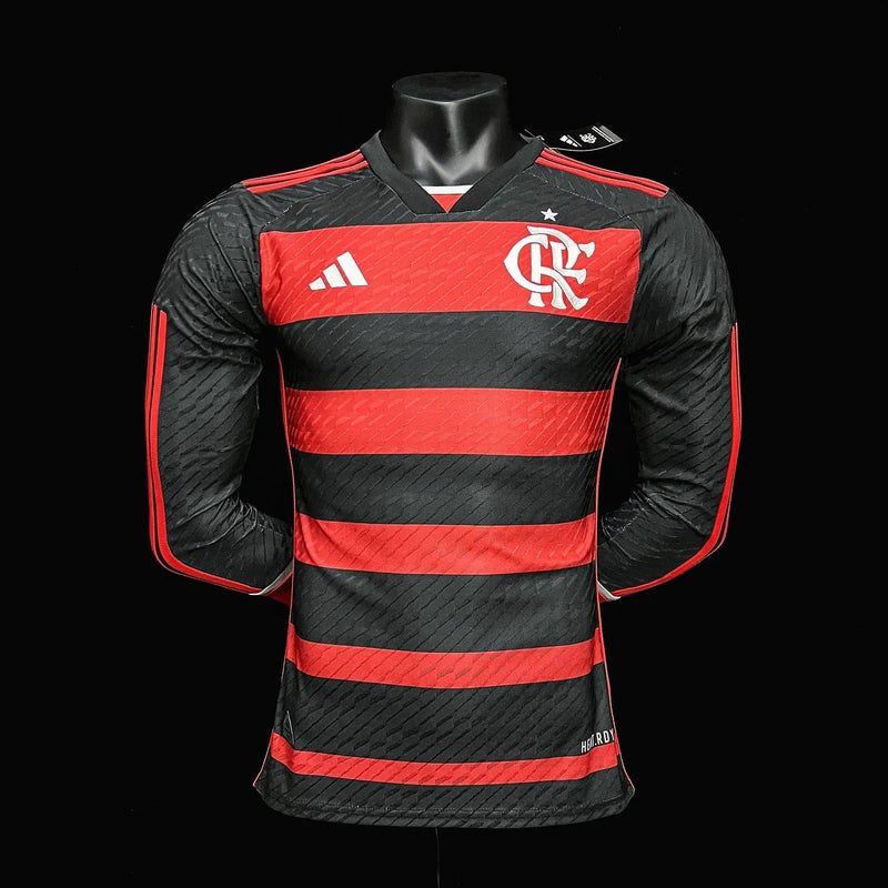 Flamengo Jogador Manga Longa Titular 24/25