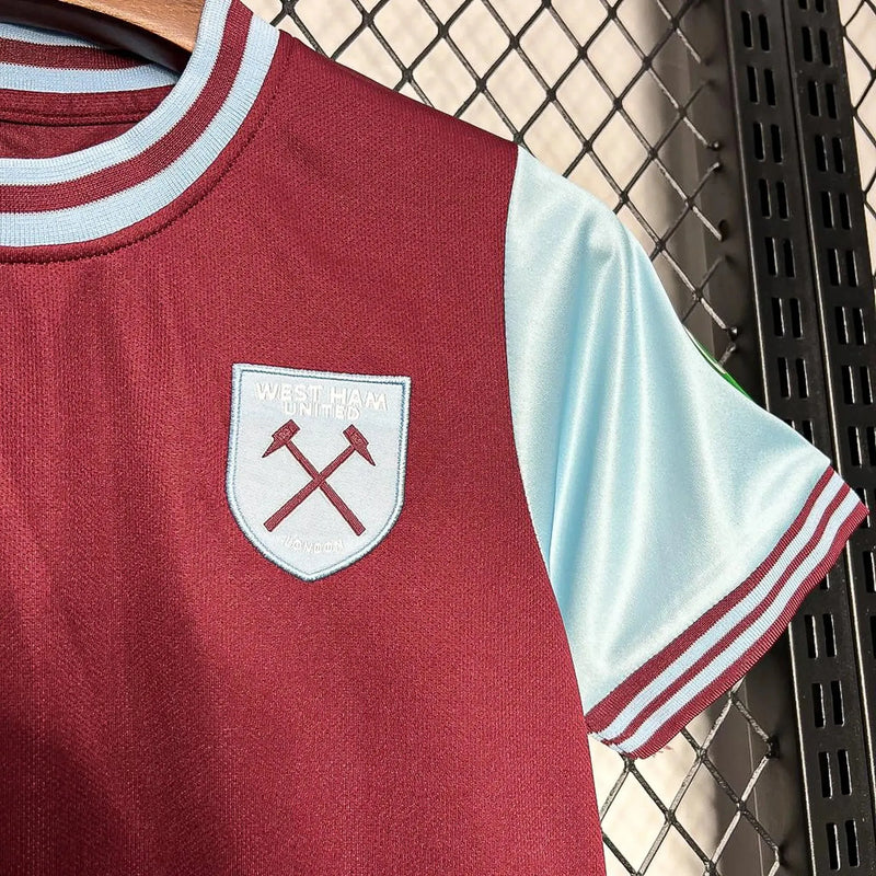 West Ham Kit Infantil Titular 24/25