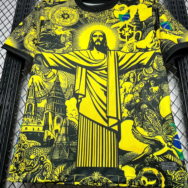 Brasil Especial Cristo Redentor Amarelo e Preta 24/25