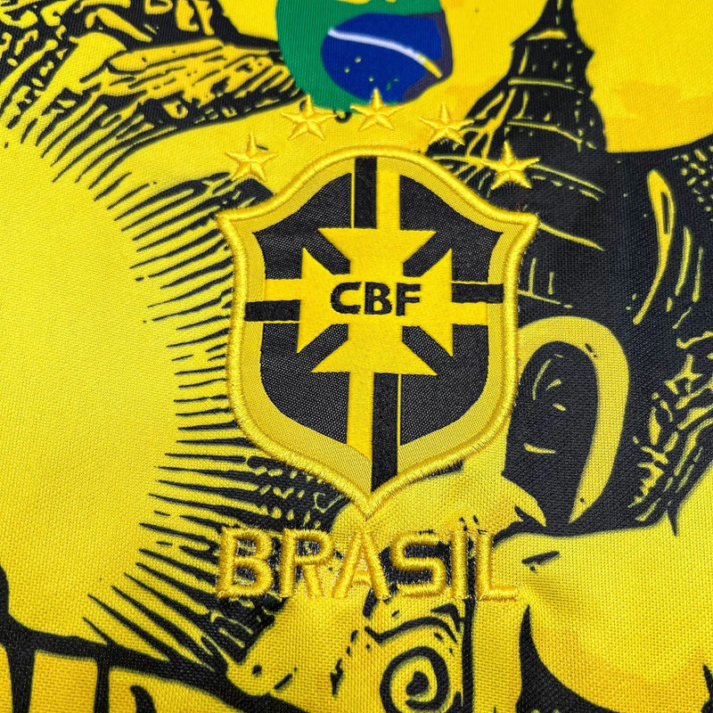 Brasil Especial Cristo Redentor Amarelo e Preta 24/25