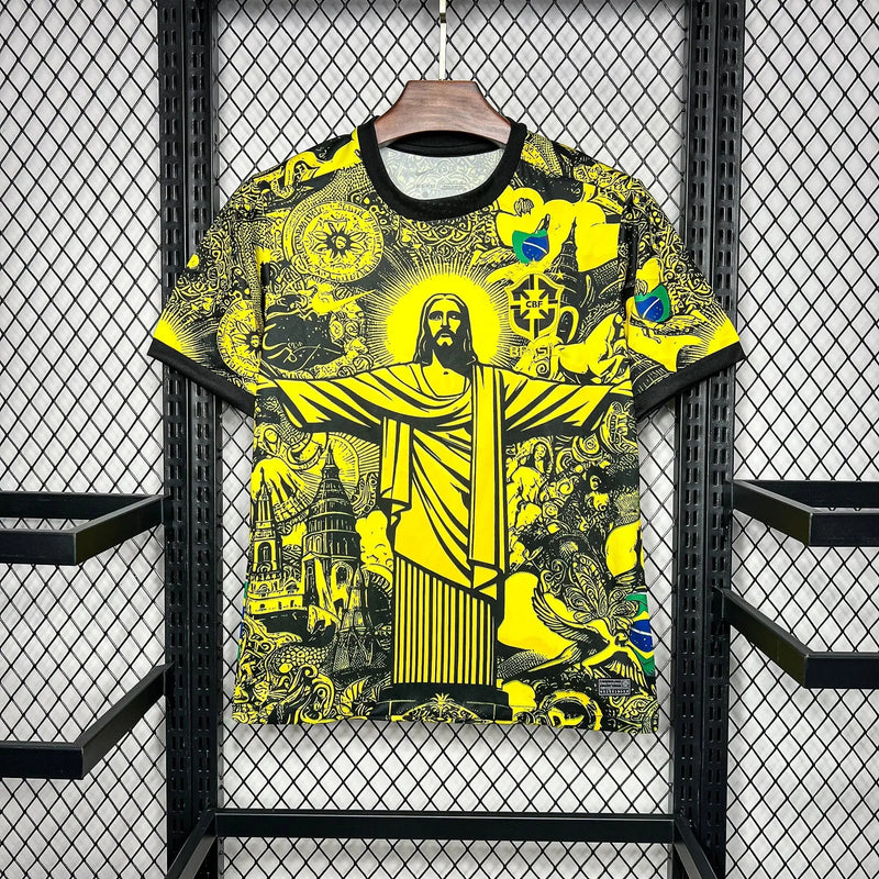 Brasil Especial Cristo Redentor Amarelo e Preta 24/25